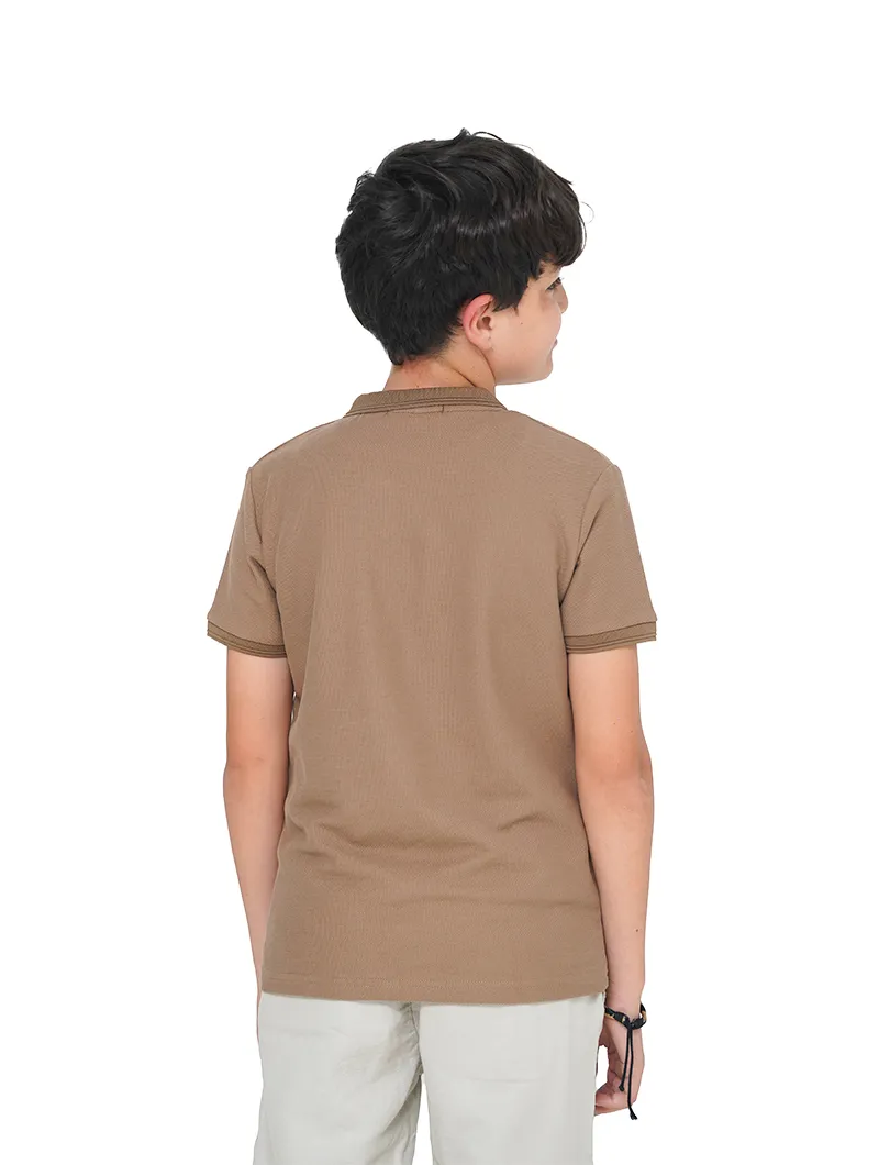 POLO en piqué de coton